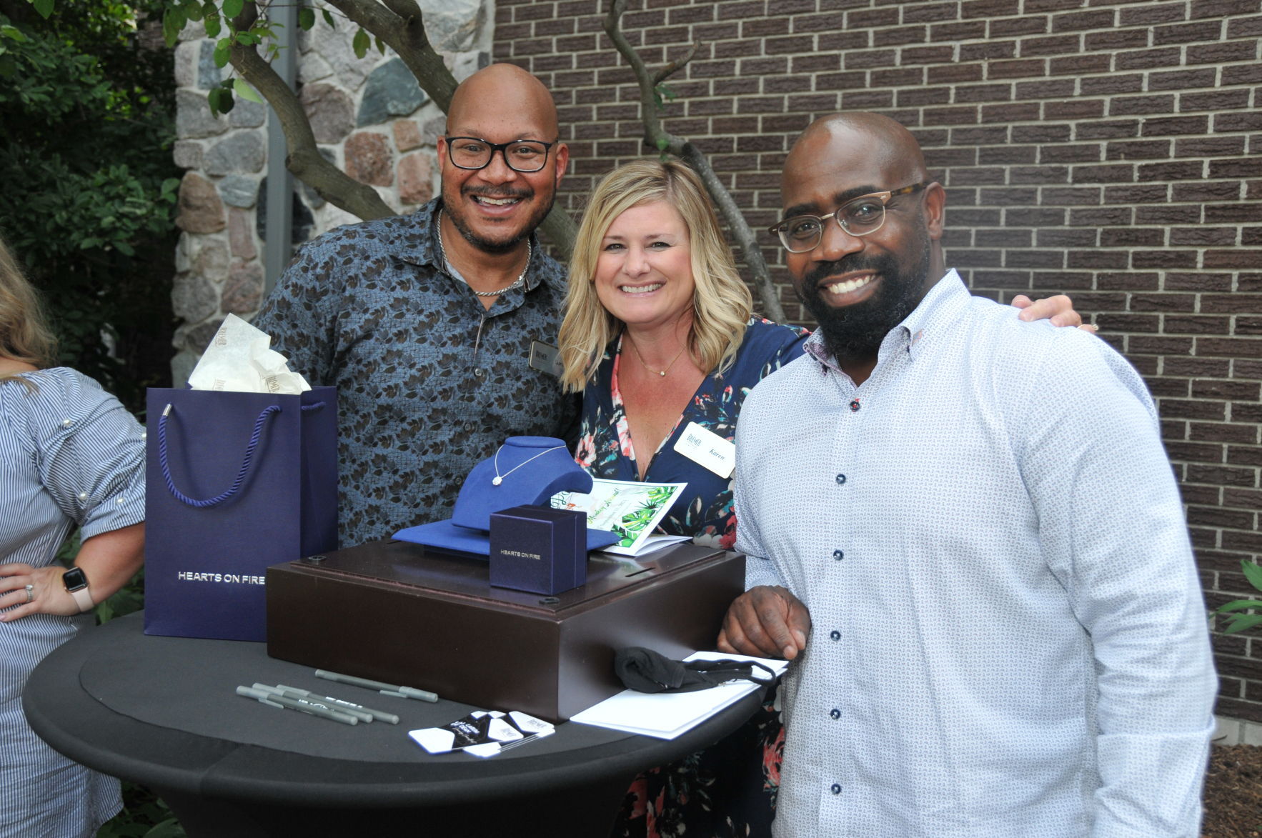 Larum Dean, Karen Dazey, David Haynes with Bremer Jewelry
